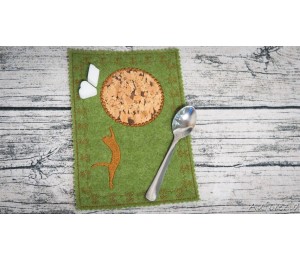 ITH Mug Rugs - Cat Silhouette